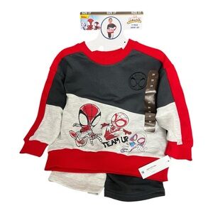 Disney Junior Spidey and His Amazing Friends 2-Piece Short Set 3T